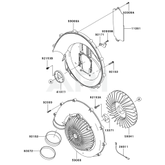 Kawasaki KRB650BC Blower Housing