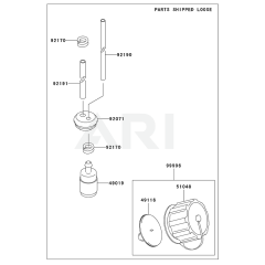 Fuel Tank/Valve for KRB700B