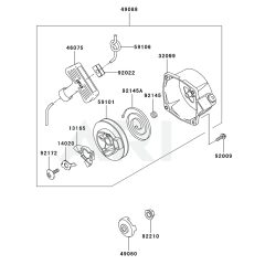 Starter for Kawasaki Blower