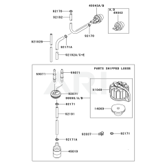 Fuel Tank & Valve for KRB750A