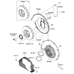 Kawasaki KRB750A Blower Housing
