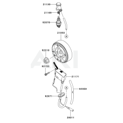 Kawasaki KRB750AC Electric Parts