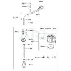 Fuel Tank & Valve for KRB750AC