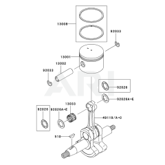 Piston/Crankshaft for KRB750B