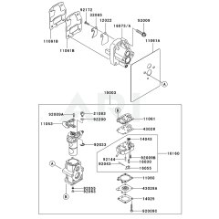 Carburettor for KRB750B