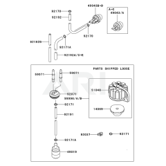 Fuel Tank & Valve for KRB750B