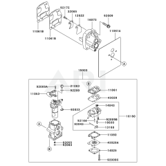 Carburettor for Kawasaki Blower