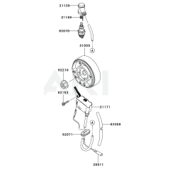 Kawasaki KRB750BC Electric Parts