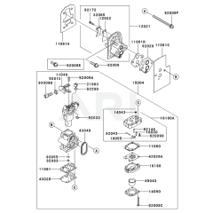 Carburettor for KRH300A Blower