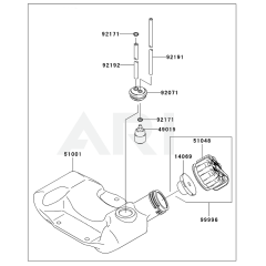Fuel Tank & Valve for KRH300A