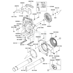 Kawasaki KRH300A Blower Housing