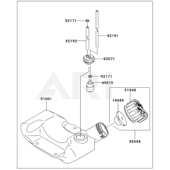 Fuel Tank & Valve for KRH300AC