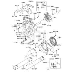 Kawasaki KRH300AC Blower Housing