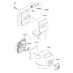 Air Filter & Muffler for KTF27A