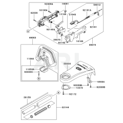 Pipe, Handle & Guard for KTF27A
