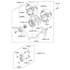 Starter for Kawasaki KTF27A