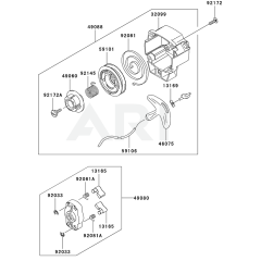 Starter for Kawasaki KTF27AC