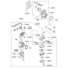Carburettor for Kawasaki KTF27AC