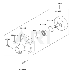 Kawasaki KTF27AC Housing