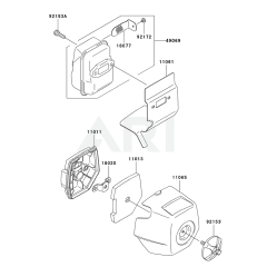 Air Filter & Muffler for KTF27B
