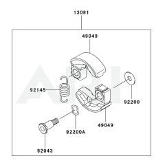 P.T.O Equipment for Kawasaki KTF27B