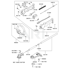 Pipe, Handle & Guard for KTF27B