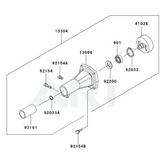 Kawasaki KTF27B Trimmer Housing