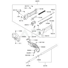 Pipe, Handle & Guard for KTFR27A