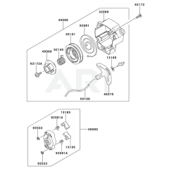 Starter for Kawasaki KTFR27A