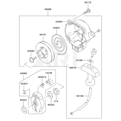 Starter for Kawasaki KTR26AC