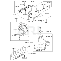 Pipe, Handle & Guard for KTR27A
