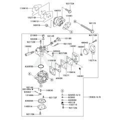 Carburettor for Kawasaki KTR27A