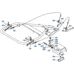 Change Lever Assembly -1 for Kubota AD70 Tiller