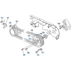 Pulley Assembly for Kubota AD70 Tiller