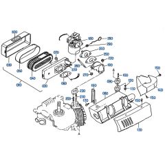 Air Cleaner Assembly for Kubota AT25 Tiller