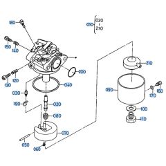 Carburettor Assembly for Kubota AT25 Tiller