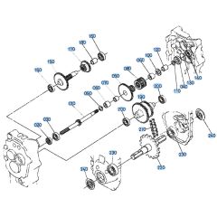 Gear Assembly for Kubota AT55 Tiller