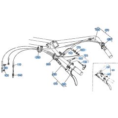 Change Lever Assembly for Kubota AT55 Tiller