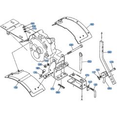 Mudguard Assembly for Kubota AT55 Tiller