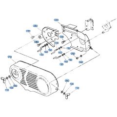 Belt Cover Assembly for Kubota AT55 Tiller
