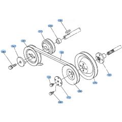 Pulley Assembly for Kubota AT55 Tiller