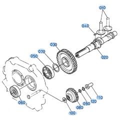 Camshaft Assembly for Kubota AT55 Tiller