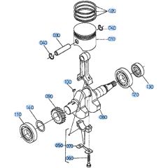 Crankshaft Assembly for Kubota AT55 Tiller