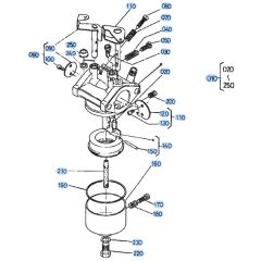 Carburettor Assembly for Kubota AT55 Tiller