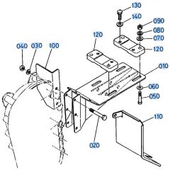 Front Frame Assembly for Kubota AT60 Tiller