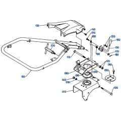 Handle Assembly for Kubota AT60 Tiller