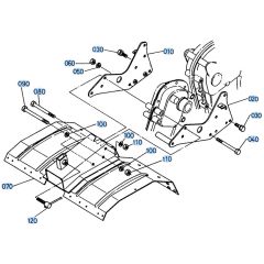 Cover Assembly for Kubota AT60 Tiller