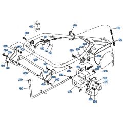 Change Lever Assembly for Kubota AT60 Tiller