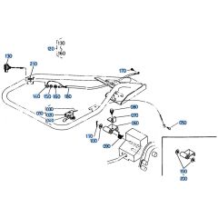 Change Lever Assembly -1 for Kubota AT60 Tiller