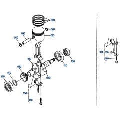 Crankshaft Assembly for Kubota AT60 Tiller